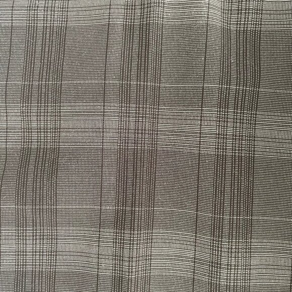 Haggar 1926 Casual 5 Pocket Polyester Plaid Bermuda Shorts Brown + Black Sz 40 - Picture 6 of 9